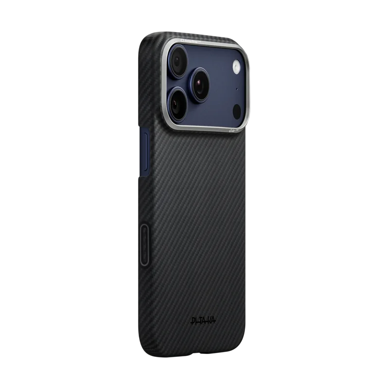 Classic Phone Cases - iPhone Duo / Back Case Only / 600D Black/Grey (Twill) (PitaTap™) | Edge Case