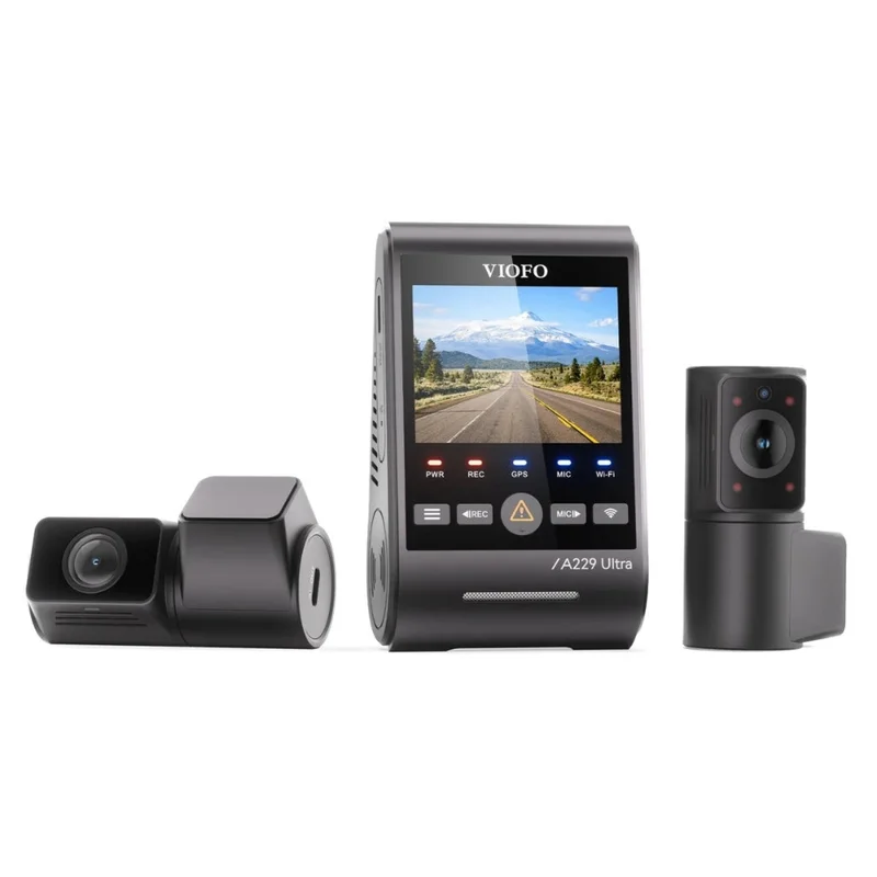 VIOFO A229 Ultra 4K+4K+1080p 3-Channel 30FPS UHD Dash Cam