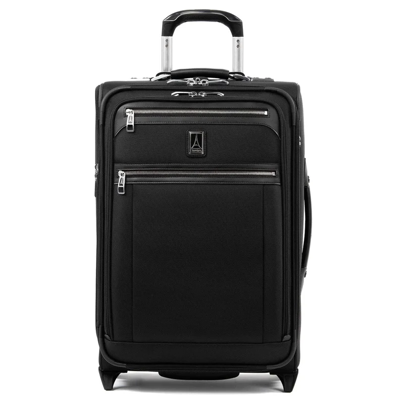 Travelpro Platinum® Elite Carry-On Softsided Expandable 2-Wheel Rollaboard® with Suiter- 4091822 - Shadow Black