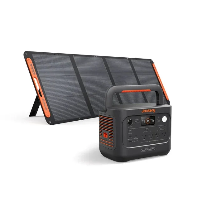 Jackery Solar Generator HomePower 1000 Plus v2 + Jackery SolarSaga 200W