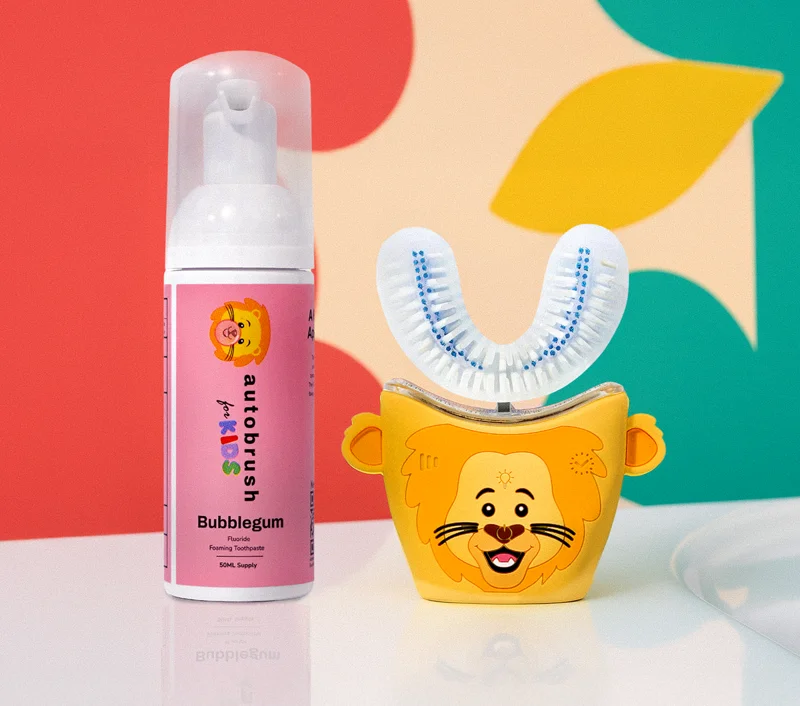 Lenni the Lion / Bubblegum Fluoride / Age 3-5