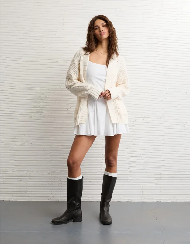 AE Chenille Cardigan Sweater