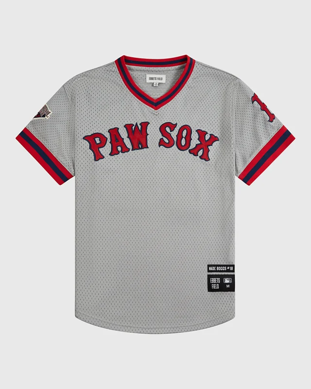 Wade Boggs Pawtucket Red Sox Mesh V-Neck Jersey