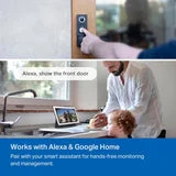 2K QHD Smart Doorbell with Chime, Tapo D225