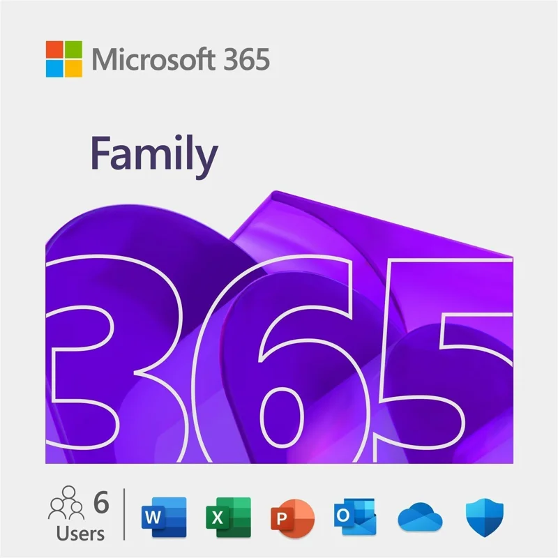Microsoft 365 Family - Subscription - 30 Device, 6 User - 1 Year - EP2-32327