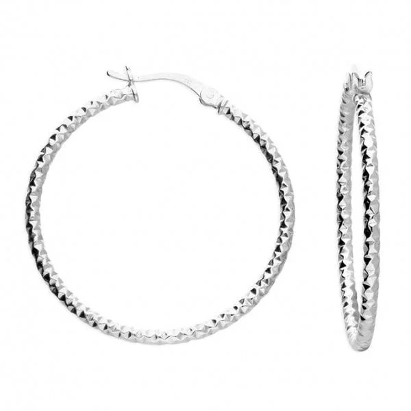 Sterling Silver Earrings 33mm
