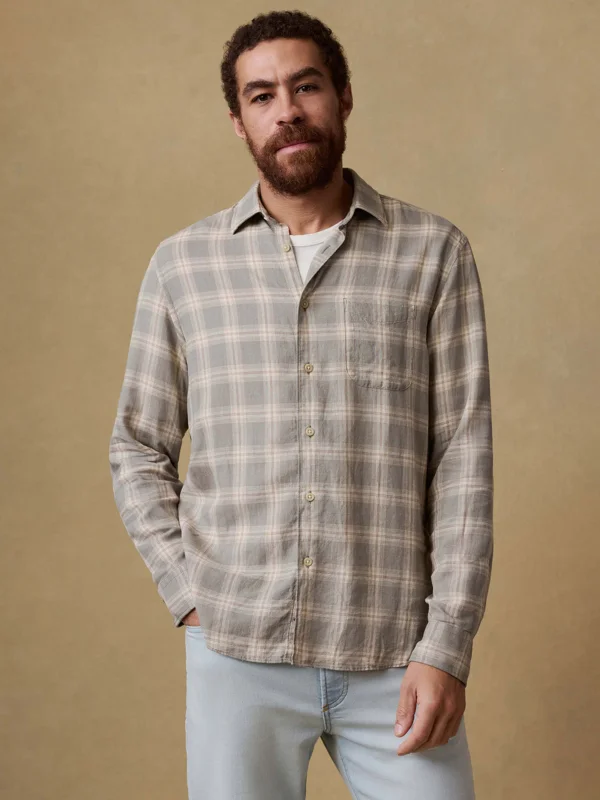 Palmetto Shirt - Shore Sage Plaid - XS