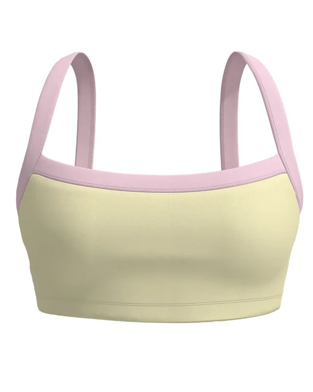 Basic Contrast Bra - Daylight & Soft Pink