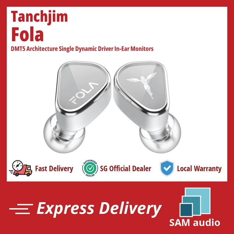 [🎶SG] TANCHJIM FOLA DMT5 Architecture Single Dynamic Driver In-Ear Monitors
