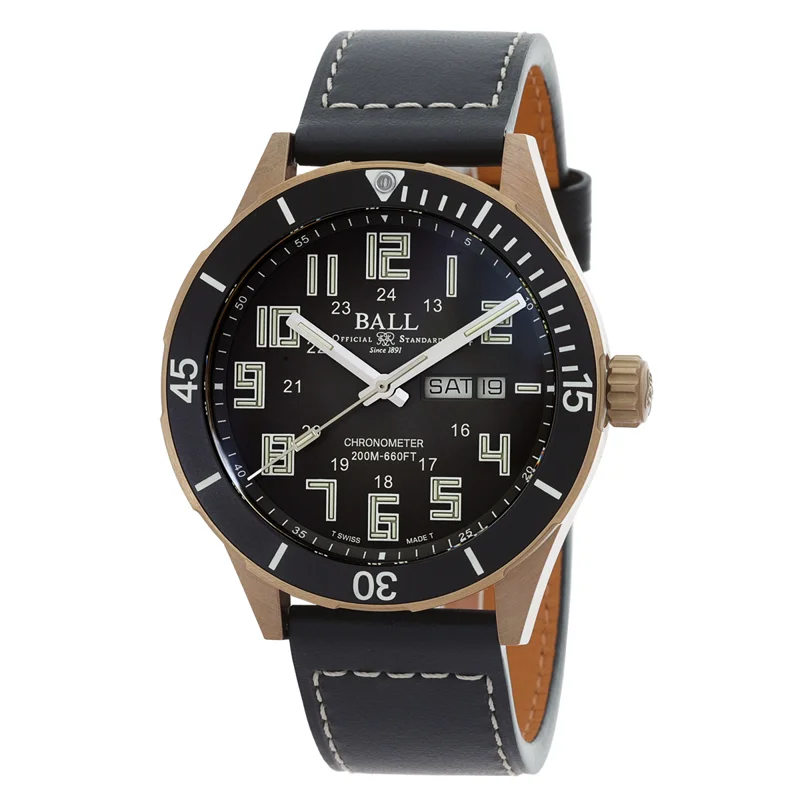 Ball Roadmaster Automatic Brown Dial Men's Watch DM3070B-LC-BR