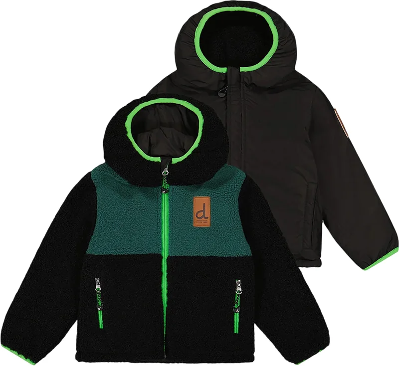 Manteau mi-saison réversible - Grand Enfant - Anthracite - 7