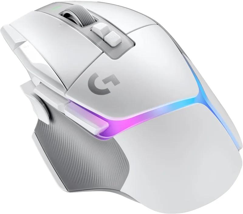 Logitech G502 X PLUS LIGHTSPEED Wireless RGB Gaming Mouse - White