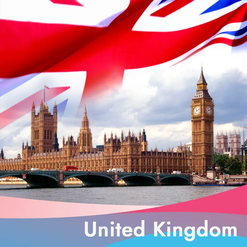 5GB/10GB/20GB/30GB/50GB Data eSIM for Travel to United Kingdom