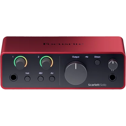 Focusrite Scarlett Solo 4th Gen USB Audio Interface